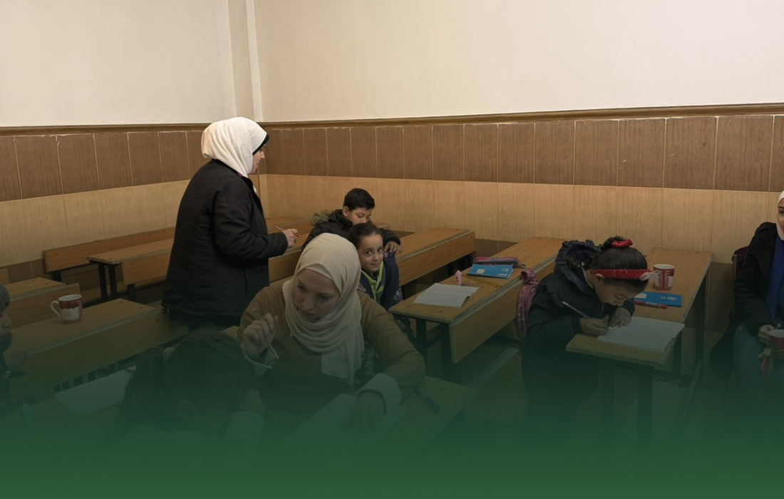 مبادرة لمحول الأمية للأطفال في مخيم اليرموك