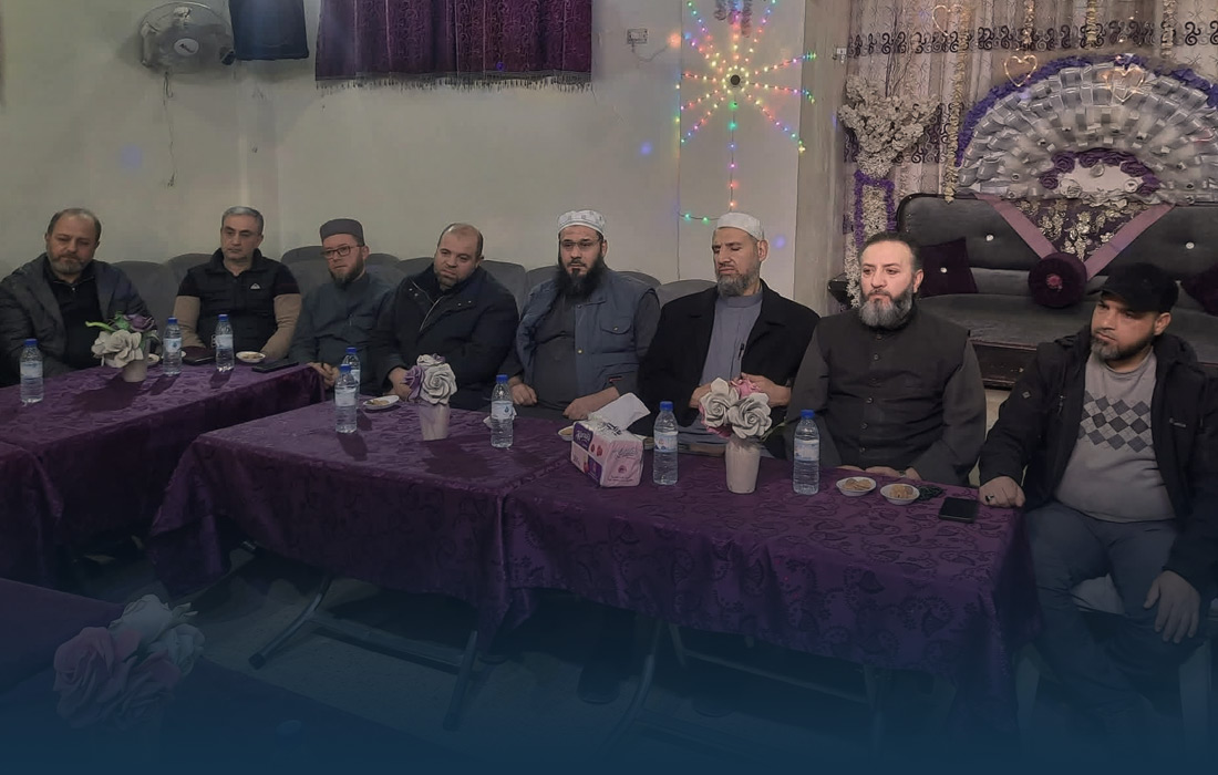 مخيم السيدة زينب وزياردة مجلس اعيان المنطقة